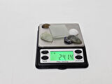 Kabaşon Kesim Kuvars Doğal Taş 24,1 Gram Lot 18