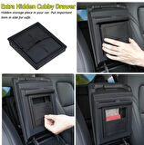 Tesla Model 3 ve Model Y Kadife Kaplama Orta Konsol Düzenleyici