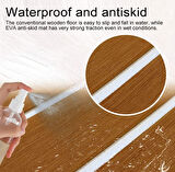 Eva Köpük Sahte Tik Güverte Zemin Kaplama 45x240 cm