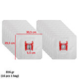 Bosch İle Uyumlu GL BBS BSA BSGL Serisi Sphera Typ G 3A330C Elektrikli Süpürge G ALL Kutulu 16 Adet Toz Torbası