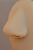 Tektaş Çelik Burun Piercingi Mini Tektaş Çelik Hızma 1.5 mm