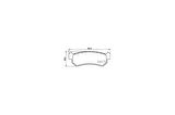 Hitech 010001 Arka Balata Lacetti Aveo Nubira 05-Sp1160 96405129 96405131