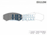 Hitech 010104 Ön Balata E2200 99-Mın Pajero 03-06 3.2 Grandis 06-2.0 DID D3112M S4YR3323ZA