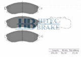 Hitech 010117 Ön Balata L200 Strada 02-06 4 2-4 4 K64T-K74T D1224-Mr527548 MN102617