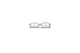 Hitech 010119 Ön Balata L200 07-14 2.5D 4x4 L200 15-2.4 Fiat Fullback 16-D6126 