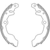 Hitech 020083 Arka Balata Alto 88-02 Justy 86-94 0986487269