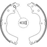 Hitech 020097 Arka Balata Hilux-Hiace 90-97 2.0-2.4 Kampana K-2315 04495-26130