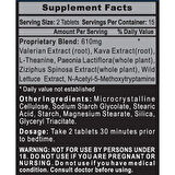 Hitech Sleep Rx Valerian + Kava kava + Nac 30 Tablet