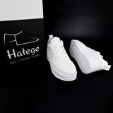 Hatege Baia Beyaz Kadın Sneaker Ayakkabı