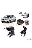 Toyota Yaris 12-14 Uyumlu Kol Dayama Ve Kolçak Sürgülü Bardaklıklı Ayarlanabilir Siyah
