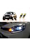 Ford Fiesta 00-02 Uyumlu Park Ampulü Beyaz Led Aydınlatma Ampulü Canbus'li