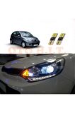 Citroen C3 03-09 Uyumlu Park Ampulü Beyaz Led Aydınlatma Ampulü Canbus'li