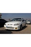 HYUNDAİ ACCENT YUMURTA KASA UYUMLU ÖN TAMPON EKİ CUPRA LİP MAT SİYAH BODY KİT