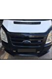 Transit Esnek Ayarlanabilir 3 Parça Kanatlı Piano Black Ön Lip