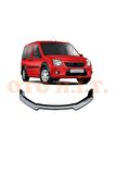 Connect Uyumlu Esnek Ayarlanabilir 3 Parça Kanatlı Piano Black Ön Lip