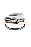 Hyundai Getz Uyumlu Esnek Ayarlanabilir 3 Parça Kanatlı Piano Black Ön Lip