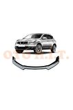 Nissan Qashqai 2006-2013 Uyumlu Esnek Ayarlanabilir 3 Parça Kanatlı Piano Black Ön Lip