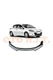 Renault Clio 3 Uyumlu Esnek Ayarlanabilir 3 Parça Kanatlı Piano Black Ön Lip