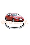 Hyundai I30 2008-2012 Uyumlu Esnek Ayarlanabilir 3 Parça Kanatlı Piano Black Ön Lip