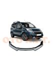 Fiat Fiorino Uyumlu Esnek Ayarlanabilir 3 Parça Kanatlı Piano Black Ön Lip