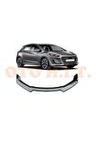 Hyundai I30 2012-2016 Uyumlu Esnek Ayarlanabilir 3 Parça Kanatlı Piano Black Ön Lip