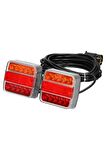 Römork Karavan Mıknatıslı 7.5m Led Stop Lambası Seti 7 Pin Soketli 12v