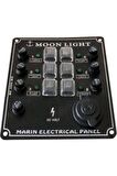 Izoleli Elektrik Switch Panelleri (dikey) 6lı Çakmaklıklı Moon Light