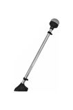 Işıklı Bayrak Direği Sabit Beyaz 500 mm 12/24V Siyah