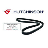 Hutchinson AV13LA1100 V Kayışı 13x1100La Subaru Toyota Mazda 195172383406