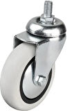 Hts 352 - 75x25 mm PVC Makaralı Vidalı Teker 4 Adet