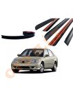 HONDA CİVİC VTEC 2 UYUMLU BAGAJ ÜSTÜ SPOİLER MAT SİYAH