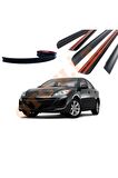 MAZDA 3 14-18 UYUMLU BAGAJ ÜSTÜ SPOİLER MAT SİYAH