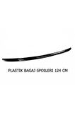 Renault Megane 4 Uyumlu Bagaj Üstü Spoiler Piano Black 124 Cm