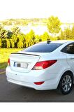 Hyundai Accent Blue Uyumlu Bagaj Üstü Spoiler Piano Black