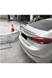 Hyundai Elantra 2015-2018 Uyumlu  Bagaj Üstü Spoiler Piano Black