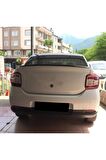Renault Symbol 2013 Ve Üzeri Uyumlu Bagaj Üstü Spoiler Piano Black