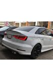 Audi A3 Sedan Uyumlu Bagaj Üstü Spoiler Piano Black