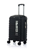 Hotowa Gold Polipropilen Valiz 8010 Siyah TSA Kilitli İkili Set