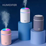 Led Işıklı 3'ü 1 Arada Ultrasonik Hava Nemlendirici ve Aroma Difüzörü (300ml kapasiteli)