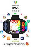 WEARFİT HW9 PRO 2 GİFT Akıllı Kol Saati Smart Watch Model:inç 45mm MİNİLED Ekran (SİYAH)