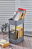 Easy 2 Katlı Çok Amaçlı Raf Kitaplık Organizer Düzenleyici (TEKERLEKSİZ)
