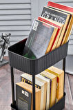 Easy 2 Katlı Çok Amaçlı Raf Kitaplık Organizer Düzenleyici (TEKERLEKSİZ)