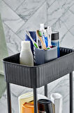 Easy 3 Katlı Çok Amaçlı Raf Banyo Ve Mutfak Organizer Düzenleyici (TEKERLEKLİ)
