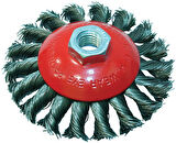 Hawk HA10189 Gri Burma Telli M14 Vidalı Daire Fırça