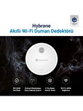 Nif Bilişim Hybrone HY-SW1041-SD Hybrone Akıllı Duman Dedektörü Sesli ve Görsel Uyarı Wi-Fi