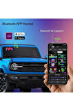 yenilzd Matrix Kayan YazıEmoji LED Ekran Programlanabilir17x7cmTabela ArabaBluetooth APP Kontrol USB