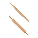 Masif Ahşap Hamur İşi Merdane 50 cm Modern ve Klasik 2'li Set | Doğal Mutfaklar için Sert ve Dayanık