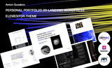 Anton Gusakov - Personal Portfolio 3D Wordpress Teması