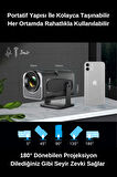 Wearfitpro Hy320 720P Wireless - Bluetooth Destekli Projeksiyon Cihazı Siyah