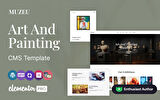 MUZUE - Art and Sculpture Gallery Wordpress Teması